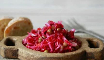 Without vinaigrette potatoes