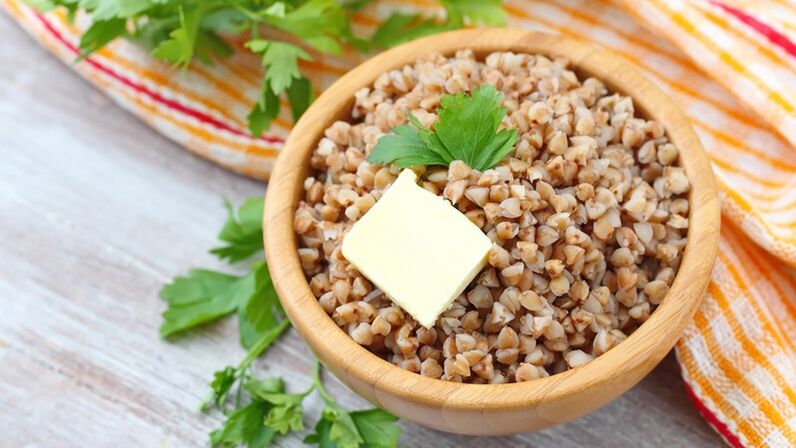 Buckwheat with butter